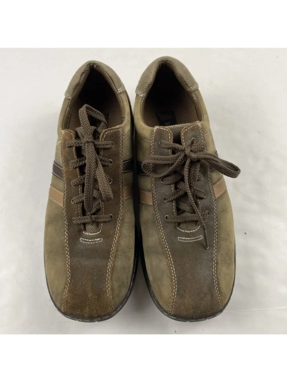 SKECHERS Diameter Oxford Shoes Men’s 10.5 Brown Suede Casual Comfort Lace Up